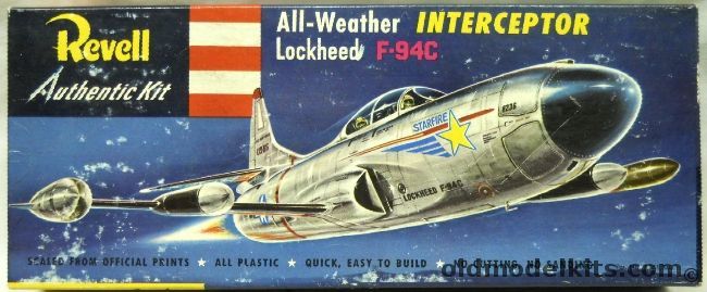 Revell 1/56 Lockheed F-94C Starfire Interceptor - Pre 'S' Issue, H210-79 plastic model kit